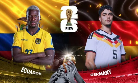 VTV3, VTV6 Trực tiếp bóng đá Ecuador vs Đức, World Cup 2026 03h00 ngày 26/6