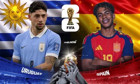 VTV3, VTV6 Trực tiếp bóng đá Uruguay vs Tây Ban Nha, World Cup 2026 07h00 ngày 27/6