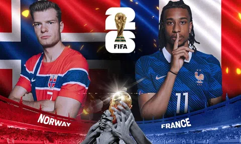VTV3, VTV6 Trực tiếp bóng đá Na Uy vs Pháp, World Cup 2026 02h00 ngày 27/6