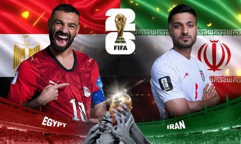 VTV2, VTV9 Trực tiếp bóng đá Ai Cập vs Iran, World Cup 2026 10h00 ngày 27/6