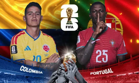 VTV7, VTV9 Trực tiếp bóng đá Colombia vs Bồ Đào Nha, World Cup 2026 06h30 ngày 28/6