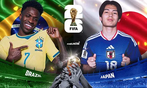 VTV3, VTV6 Trực tiếp bóng đá Brazil vs Nhật Bản, World Cup 2026 00h00 ngày 30/6