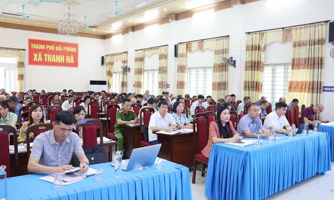 Xã Thanh Hà (Hải Phòng): 100% đại biểu nhất trí thành lập các chi bộ trực thuộc Đảng uỷ đối với các thôn thuộc diện sáp nhập