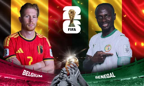 VTV3, VTV6 Trực tiếp bóng đá Bỉ vs Senegal, World Cup 2026 03h00 ngày 2/7
