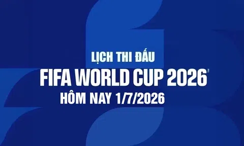 VTV3 VTV6 trực tiếp bóng đá World Cup hôm nay 1/7/2026