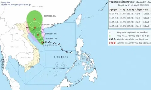 Dự báo thời tiết hôm nay 3/7: Bão số 1 MAYSAK hình thành trên biển Đông