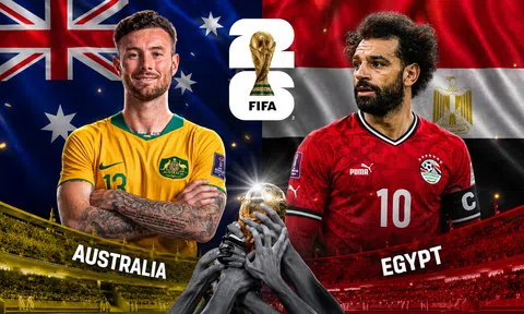 VTV3, VTV6 Trực tiếp bóng đá Úc vs Ai Cập, World Cup 2026 01h00 ngày 4/7