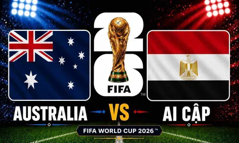 Trực tiếp bóng đá Úc vs Ai Cập, World Cup 2026 01h00 ngày 4/7 trên VTV3, VTV6