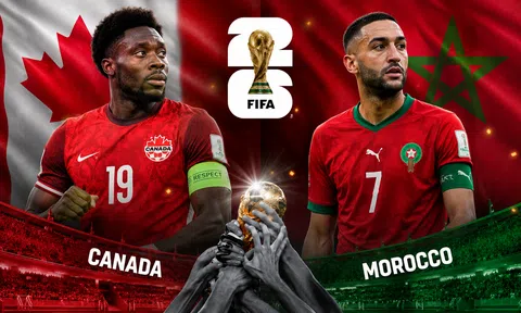 VTV3, VTV6 Trực tiếp bóng đá Canada vs Maroc, World Cup 2026 00h00 ngày 5/7