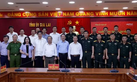 Gia Lai và Viettel hợp lực kiến tạo hạ tầng số, thúc đẩy động lực tăng trưởng xanh