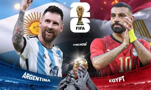 VTV3, VTV6 Trực tiếp bóng đá Argentina vs Ai Cập, World Cup 2026 23h00 ngày 7/7
