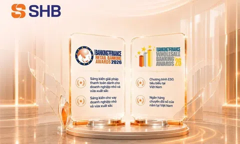 SHB nhận 4 giải thưởng lớn tại Asian Banking & Finance Awards 2026