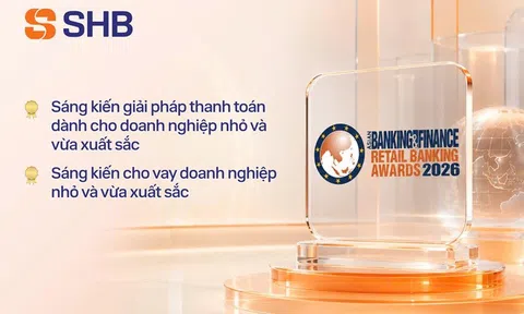 SHB được vinh danh với hai giải thưởng Ngân hàng bán lẻ tại Asian Banking & Finance Awards 2026