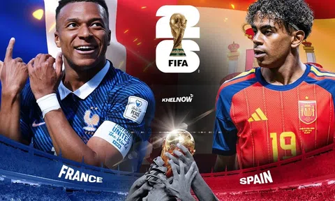 VTV3, VTV6 Trực tiếp bóng đá Pháp vs Tây Ban Nha, World Cup 2026 02h00 ngày 15/7
