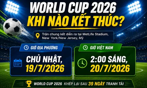 Chung kết World Cup 2026 diễn ra khi nào? Lịch thi đấu chung kết World Cup 2026