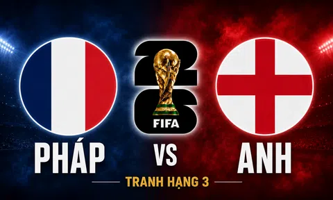 Trực tiếp bóng đá Pháp vs Anh, World Cup 2026 04h00 ngày 19/7 trên VTV3, VTV6