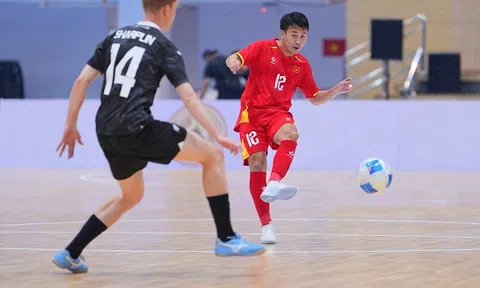 Futsal Việt Nam thắng đậm Futsal New Zealand tại lượt trận thứ hai