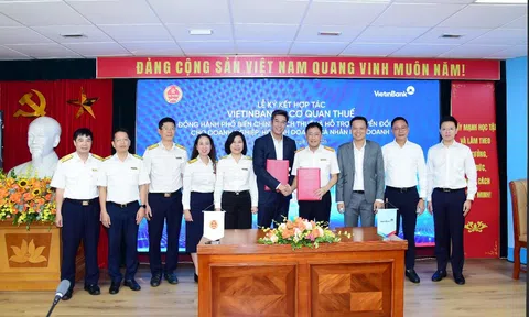 VietinBank ký kết hợp tác với Cục Thuế đồng hành cùng hộ kinh doanh, cá nhân kinh doanh, doanh nghiệp thúc đẩy chuyển đổi số