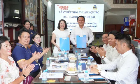 Kim Nguyên Phú và Báo Giáo dục & Thời đại hợp tác, thúc đẩy cơ hội học tập, việc làm quốc tế