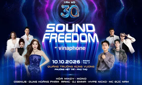 Sound Freedom by VinaPhone 2026 trở lại: “Tần số 30” khuấy động hành trình kỷ niệm 30 năm VinaPhone