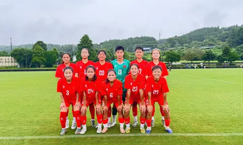 Đội tuyển U17 nữ Việt Nam hòa trận giao hữu đầu tiên trong chuyến tập huấn Nhật Bản