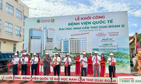 Bệnh viện Đại học Nam Cần Thơ khởi công giai đoạn 2, mở rộng năng lực y tế chuyên sâu vùng ĐBSCL