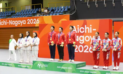 Đoàn Thể thao Việt Nam giành huy chương vàng đầu tiên tại ASIAD 2026