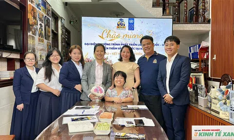 Kim Nguyên Phú đón đoàn Chương trình Phát triển Liên Hợp Quốc tại Việt Nam đến tìm hiểu hoạt động doanh nghiệp tại Cần Thơ