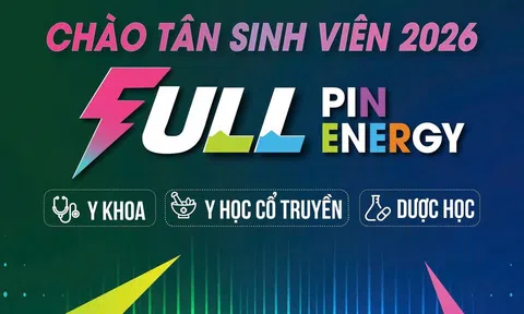 Bùng nổ năng lượng với chuỗi sự kiện chào tân sinh viên 2026 “Full Pin, Full Energy” tại Học viện Y – Dược học Cổ truyền Việt Nam
