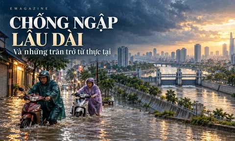 [Emagazine] Chống ngập lâu dài ở 2 đô thị lớn và những trăn trở từ thực tại