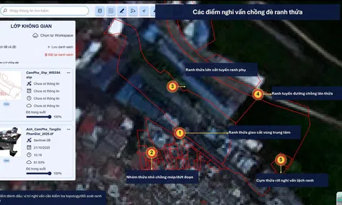 Ứng dụng công nghệ viễn thám và GeoAI: Đột phá làm sạch cơ sở dữ liệu đất đai
