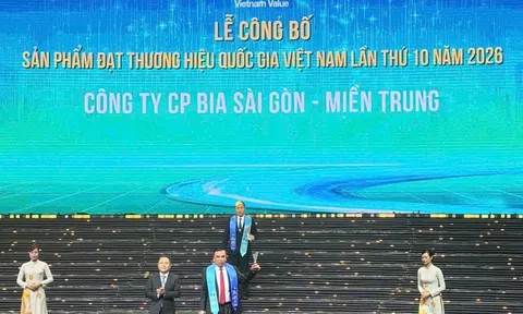 Bia Qui Nhơn khẳng định vị thế Thương hiệu quốc gia 2026