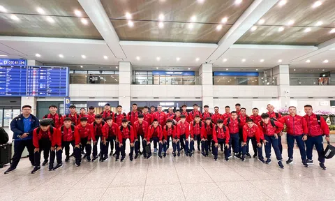 Đội tuyển U17 Việt Nam lên đường sang Hàn Quốc tập huấn và thi đấu giao hữu