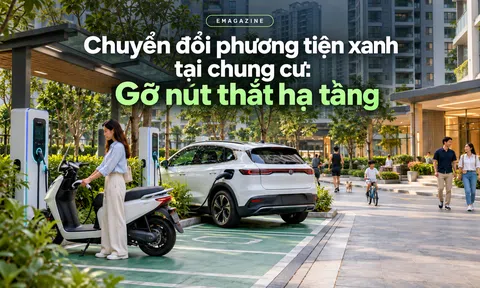 [Emagazine] Chuyển đổi phương tiện xanh tại chung cư: Gỡ nút thắt hạ tầng