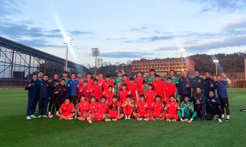 U17 Việt Nam thắng đậm trận giao hữu thứ hai tại Hàn Quốc