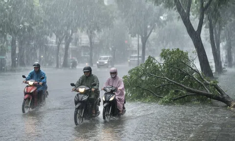 Cần Thơ phát cảnh báo dông, sét, lốc, mưa đá và mưa lớn cục bộ