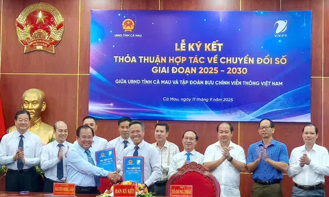 Cà Mau và VNPT: ký kết hợp tác chiến lược về chuyển đổi số giai đoạn 2025–2030