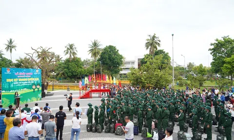 150 “chiến sĩ nhí” được rèn luyện trong môi trường quân đội
