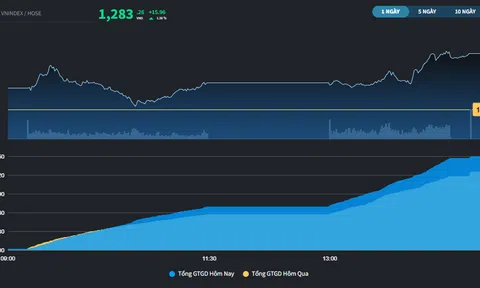 TCB lập đỉnh thời đại, VN-Index tăng 16 điểm