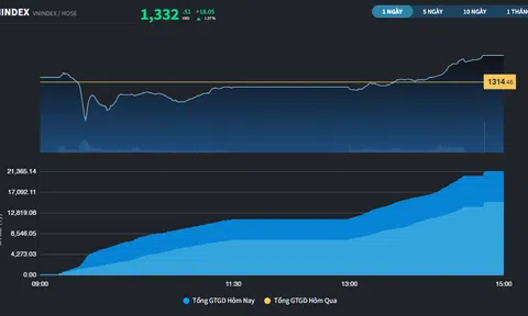 Thị trường vượt rung lắc, cổ phiếu Xuất khẩu và Khu Công nghiệp đồng loạt tăng trần