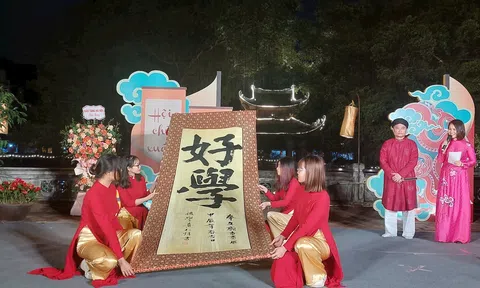 Hội chữ Xuân 2024 tôn vinh các giá trị văn hóa tư tưởng về đạo học, khuyến học