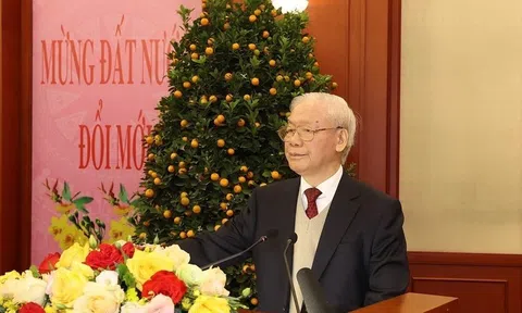 Tổng Bí thư Nguyễn Phú Trọng chúc Tết lãnh đạo, nguyên lãnh đạo Đảng, Nhà nước