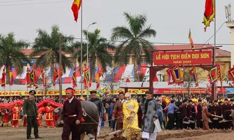 Lễ hội Tịch điền Đọi Sơn: Tôn vinh nghề nông cầu mong mùa màng tươi tốt