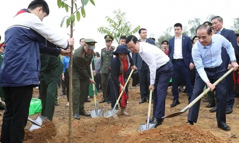 Các địa phương hưởng ứng Tết trồng cây xuân Giáp Thìn vì cuộc sống xanh