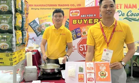 Bánh canh cá rô, bún bò Huế, miến lươn Nghệ An... hiện diện tại hội chợ thực phẩm lớn nhất châu Á