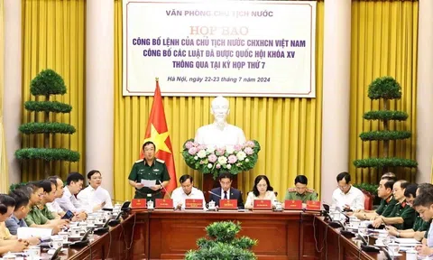 Công bố Lệnh của Chủ tịch nước về sáu luật vừa được Quốc hội thông qua