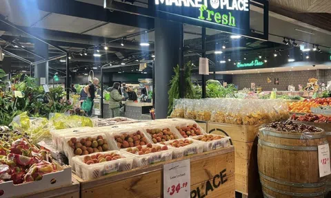 Quả vải Việt Nam cháy hàng tại siêu thị Australia, mỗi kg có giá nửa triệu đồng