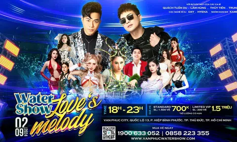 Nghỉ Lễ 2/9 đến Van Phuc City xem nhạc nước Water Show Love’s Melody