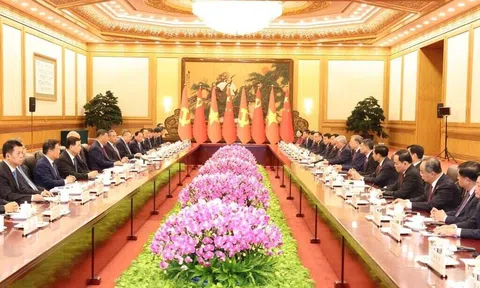 Tổng Bí thư, Chủ tịch nước Tô Lâm hội đàm với Tổng Bí thư, Chủ tịch nước Tập Cận Bình