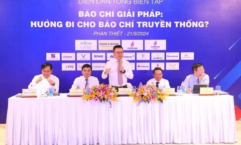 Gần 100 Tổng Biên tập cùng bàn thảo 'báo chí giải pháp' giúp báo chí chính thống khẳng định vị thế